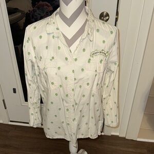 Sierra Nevada button down with hops design